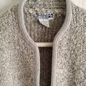 Adele Joyce 30% Wool Soft/Sturdy Grey Sweater s: P